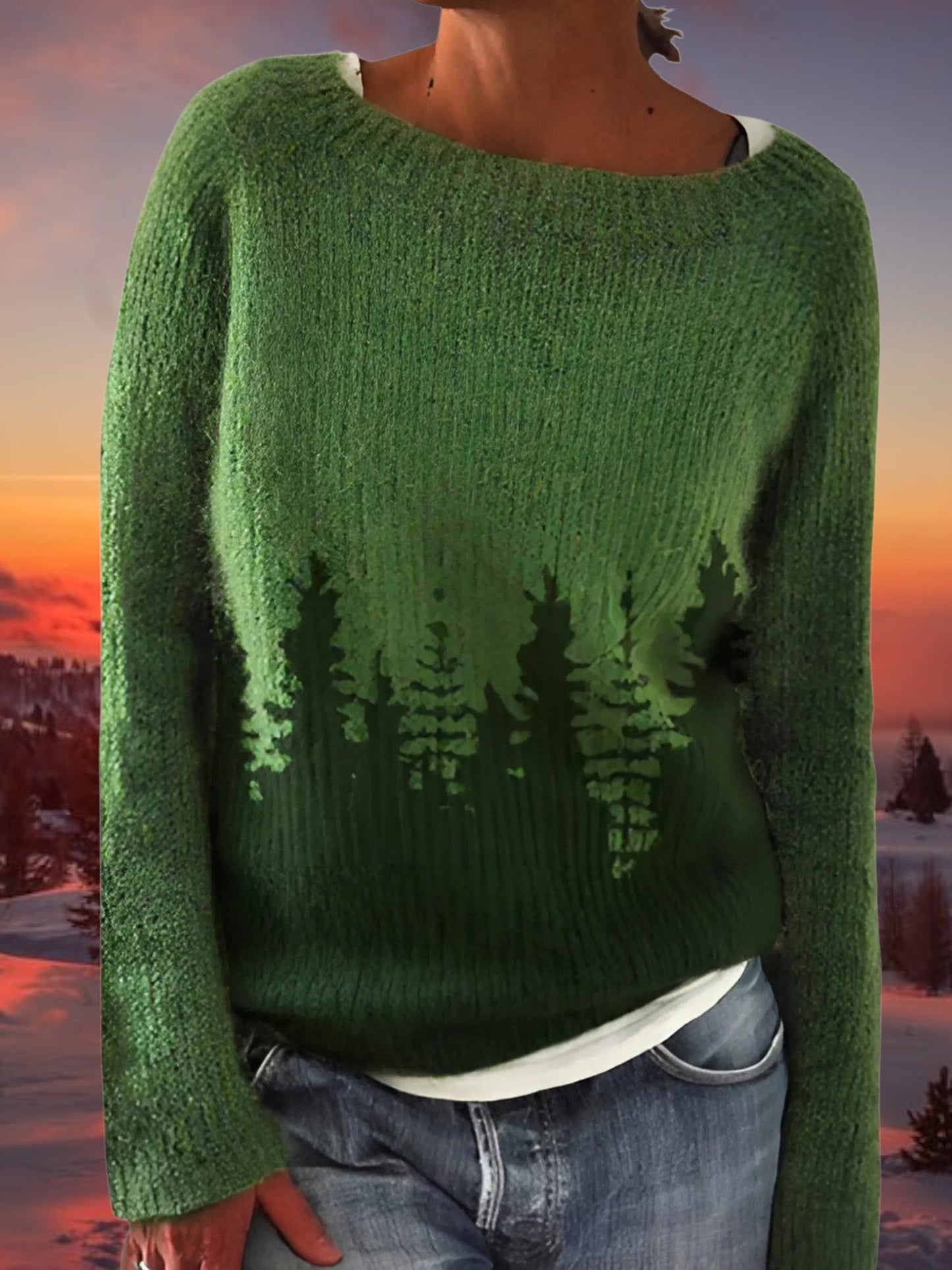Pullover mit entspannter Passform | U-Boot-Ausschnitt 1