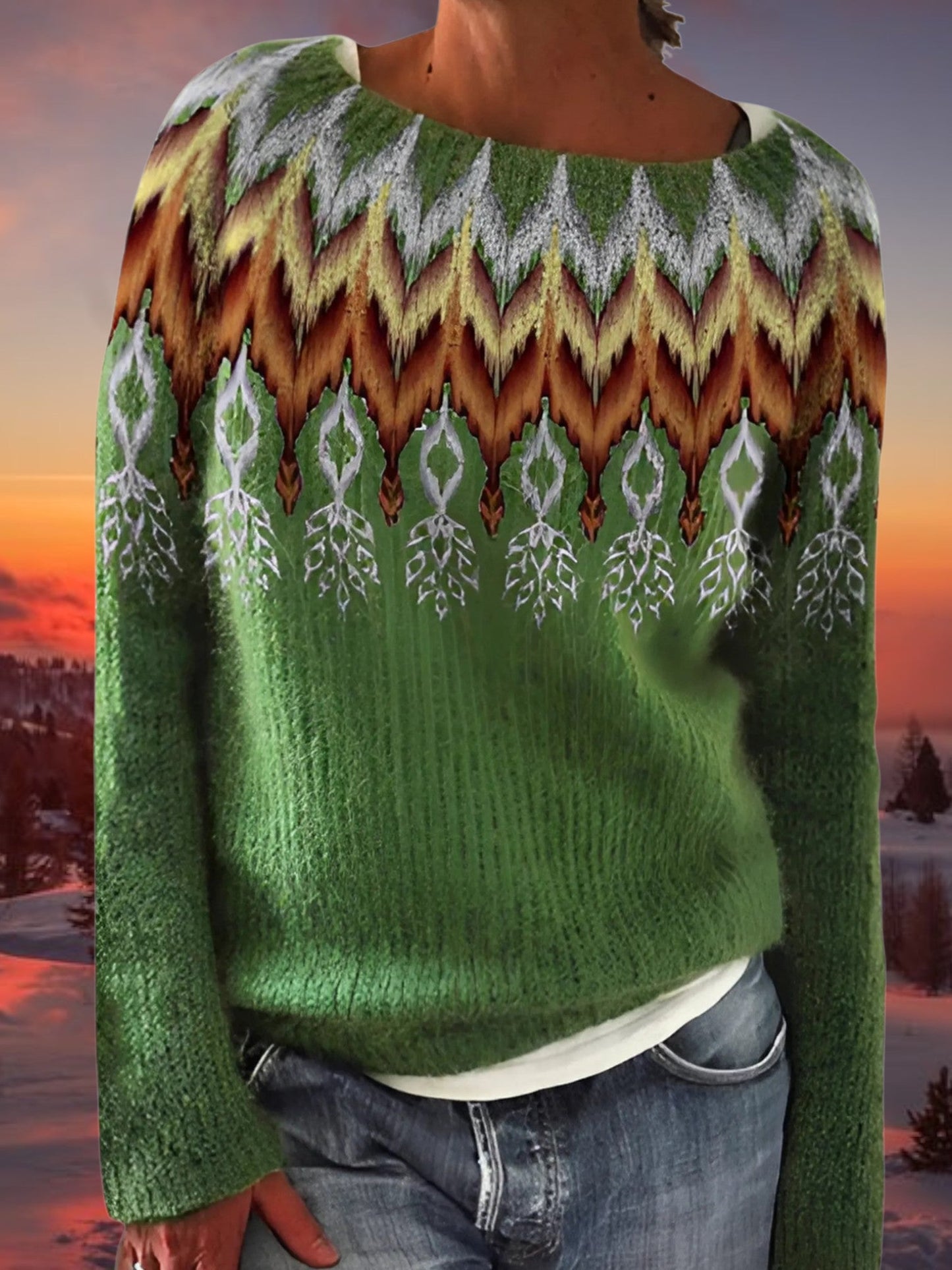 Pullover mit entspannter Passform | U-Boot-Ausschnitt 3