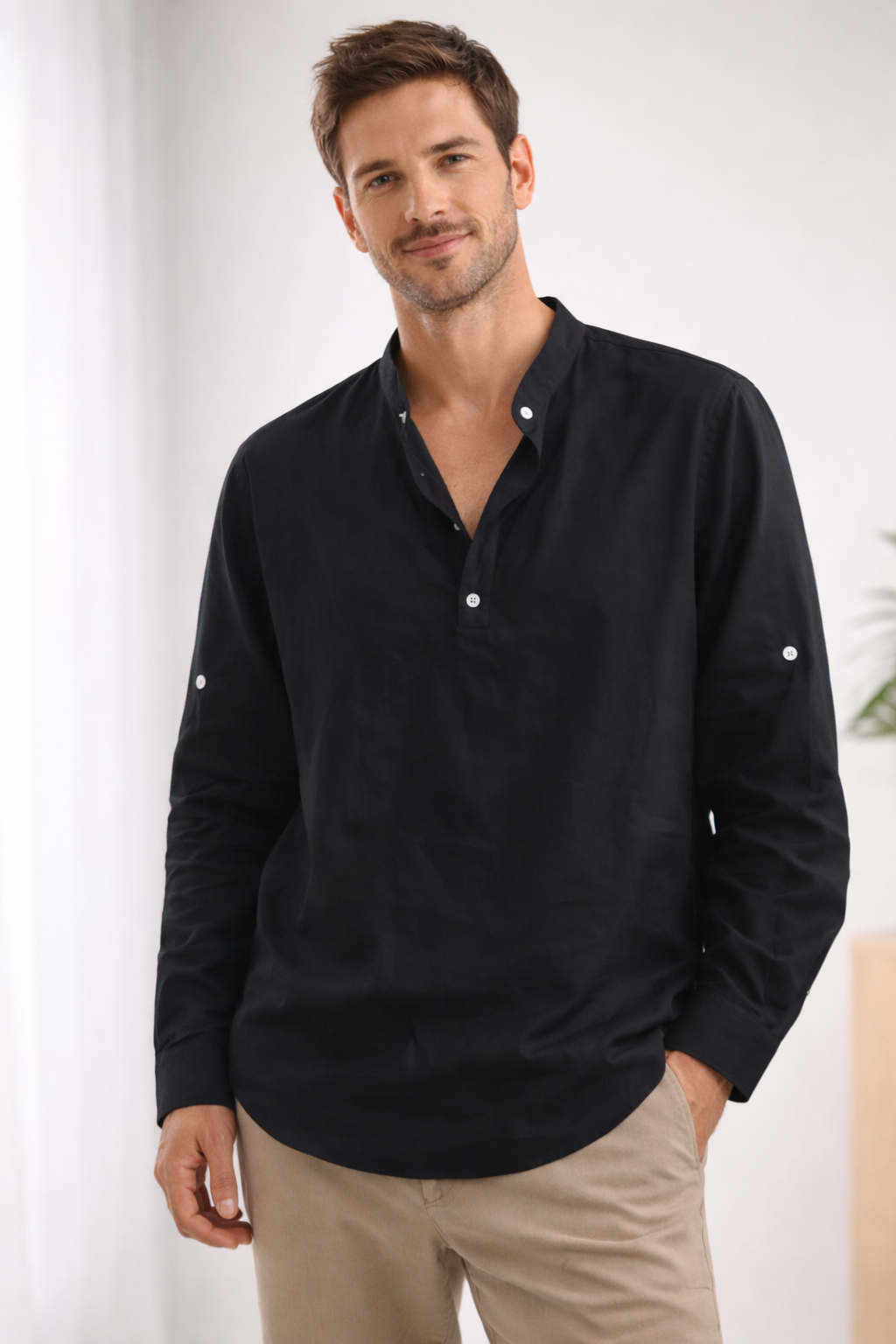 R&B – Elegantes hemd Mit Kragen 3