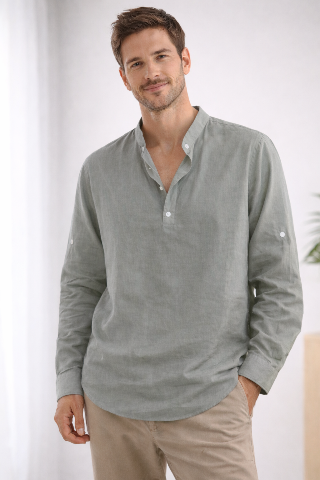 R&B – Elegantes hemd Mit Kragen 5