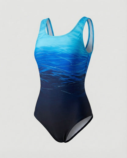 R&B | Damen Einteiliger Sport Badeanzug mit Schnelltrocknender Qualität 3