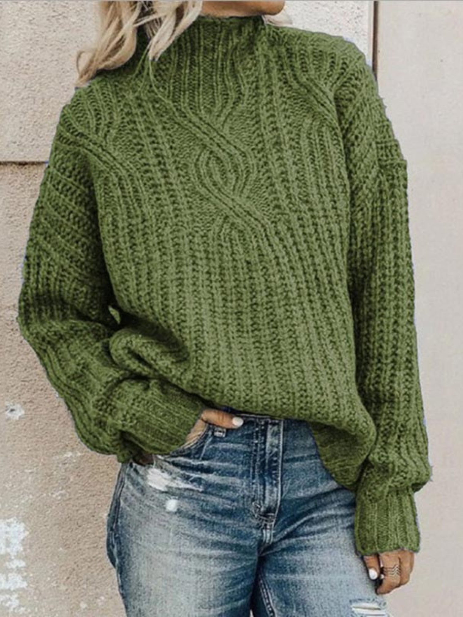 Rollkragenpullover Damen | Bequeme Passform