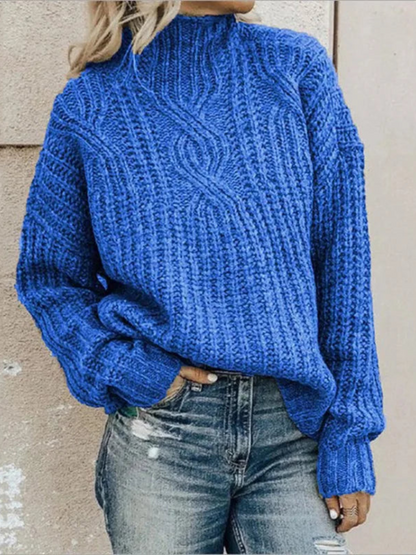Rollkragenpullover Damen | Bequeme Passform