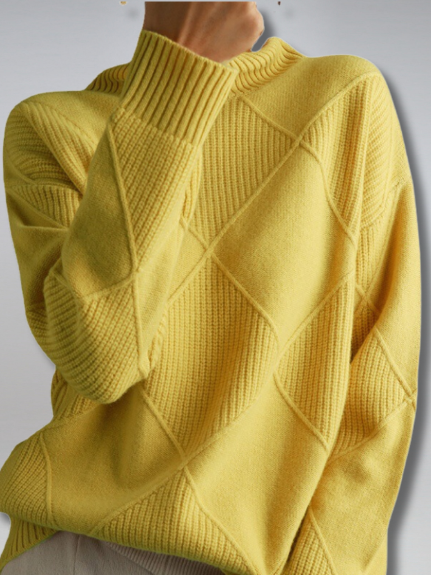 Rollkragenpullover Damen | Strickmuster 0