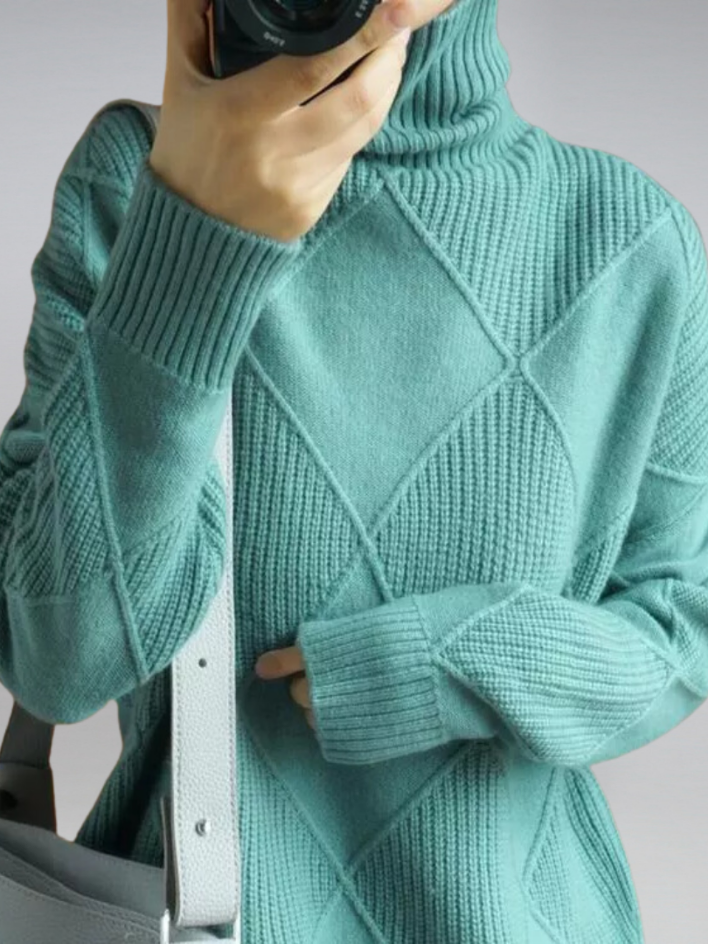 Rollkragenpullover Damen | Strickmuster 4