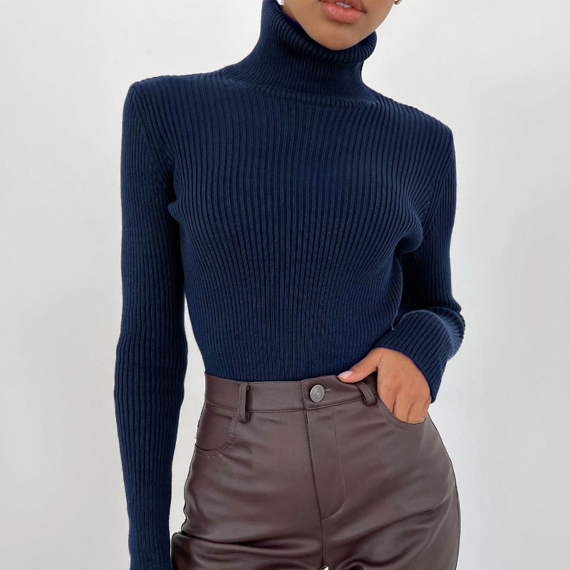 Rollkragenpullover Damen | Warmer Casual Style 14