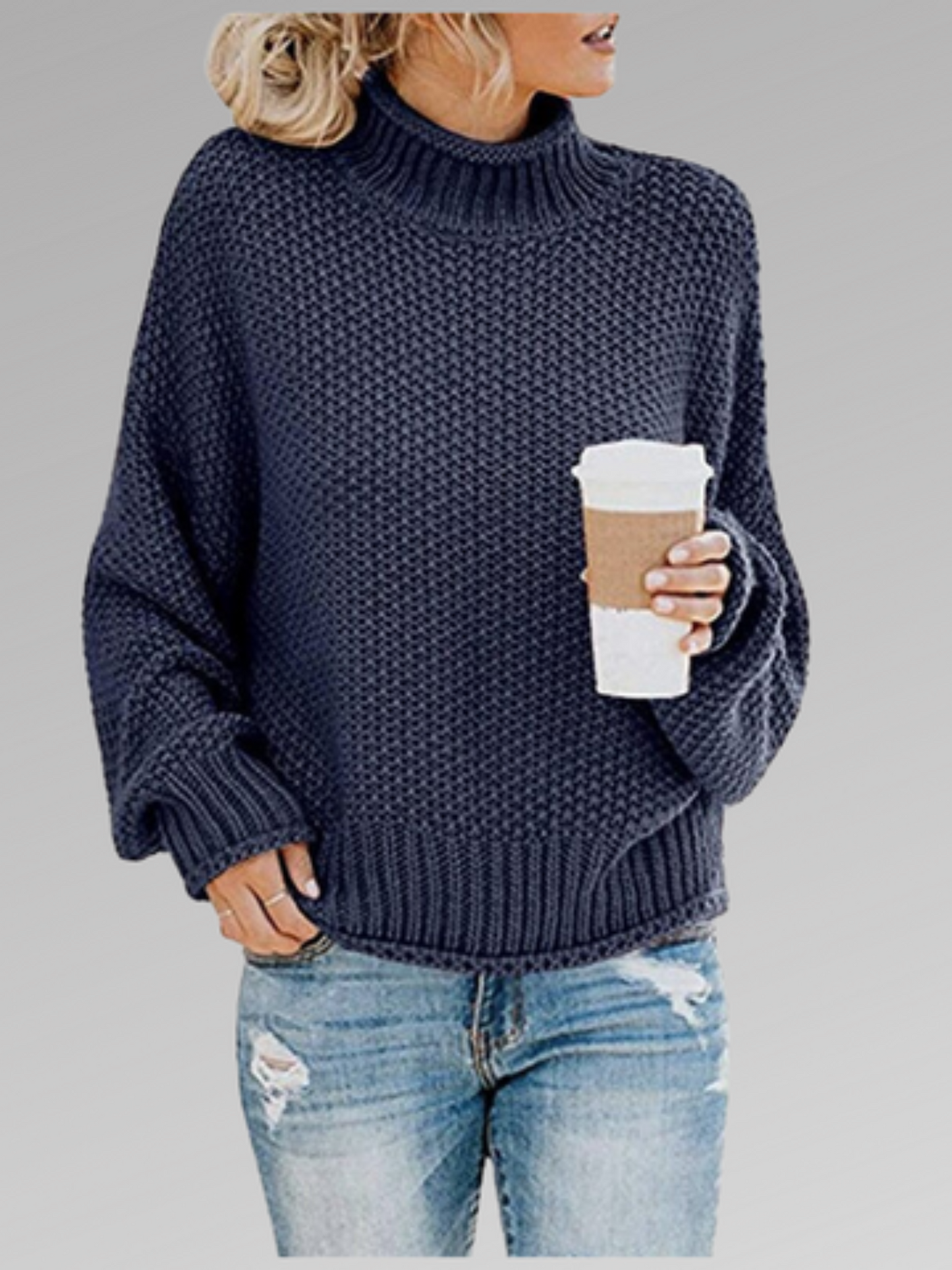 Rollkragenpullover Damen | Weicher Strick 1