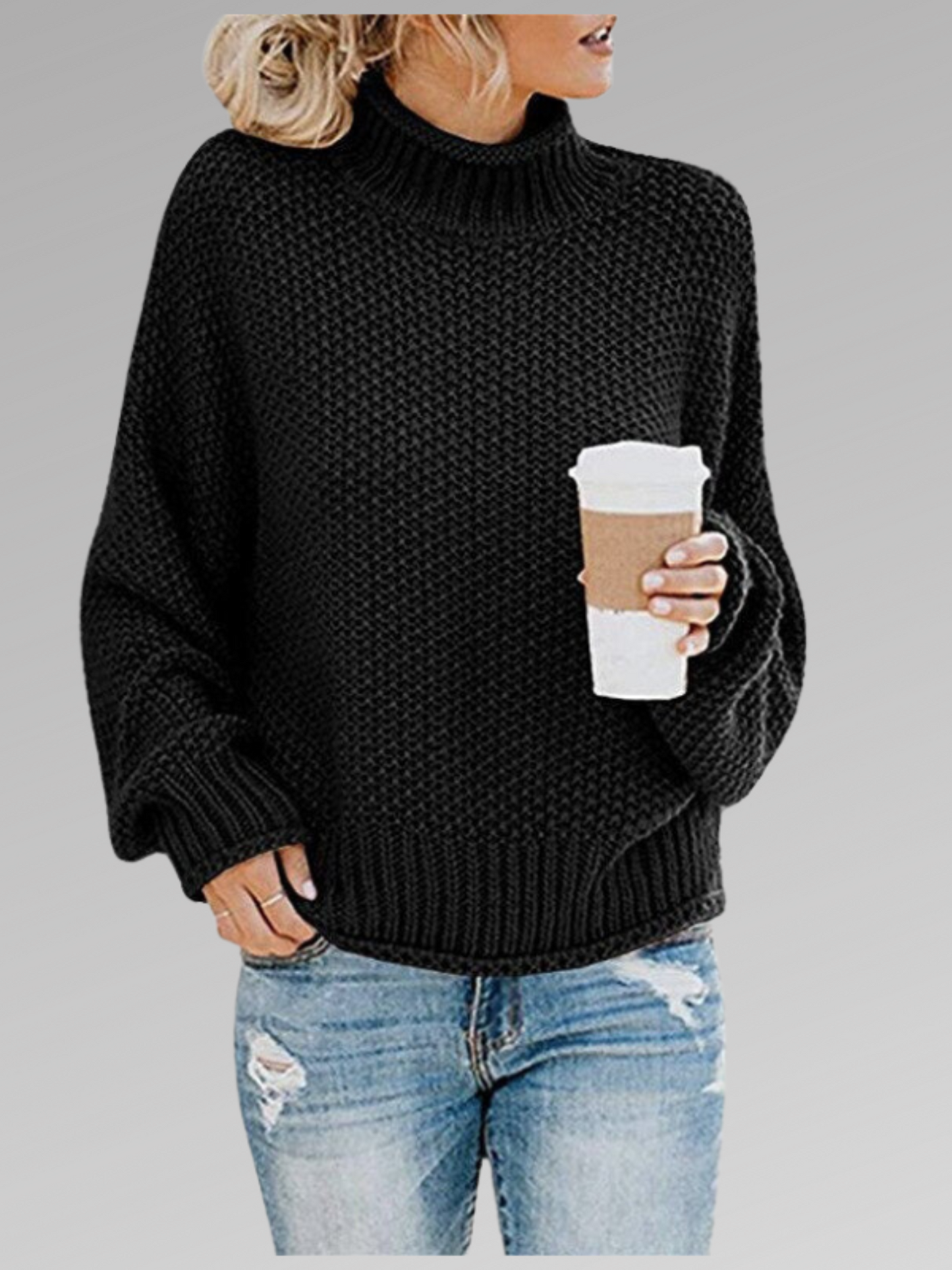 Rollkragenpullover Damen | Weicher Strick 2