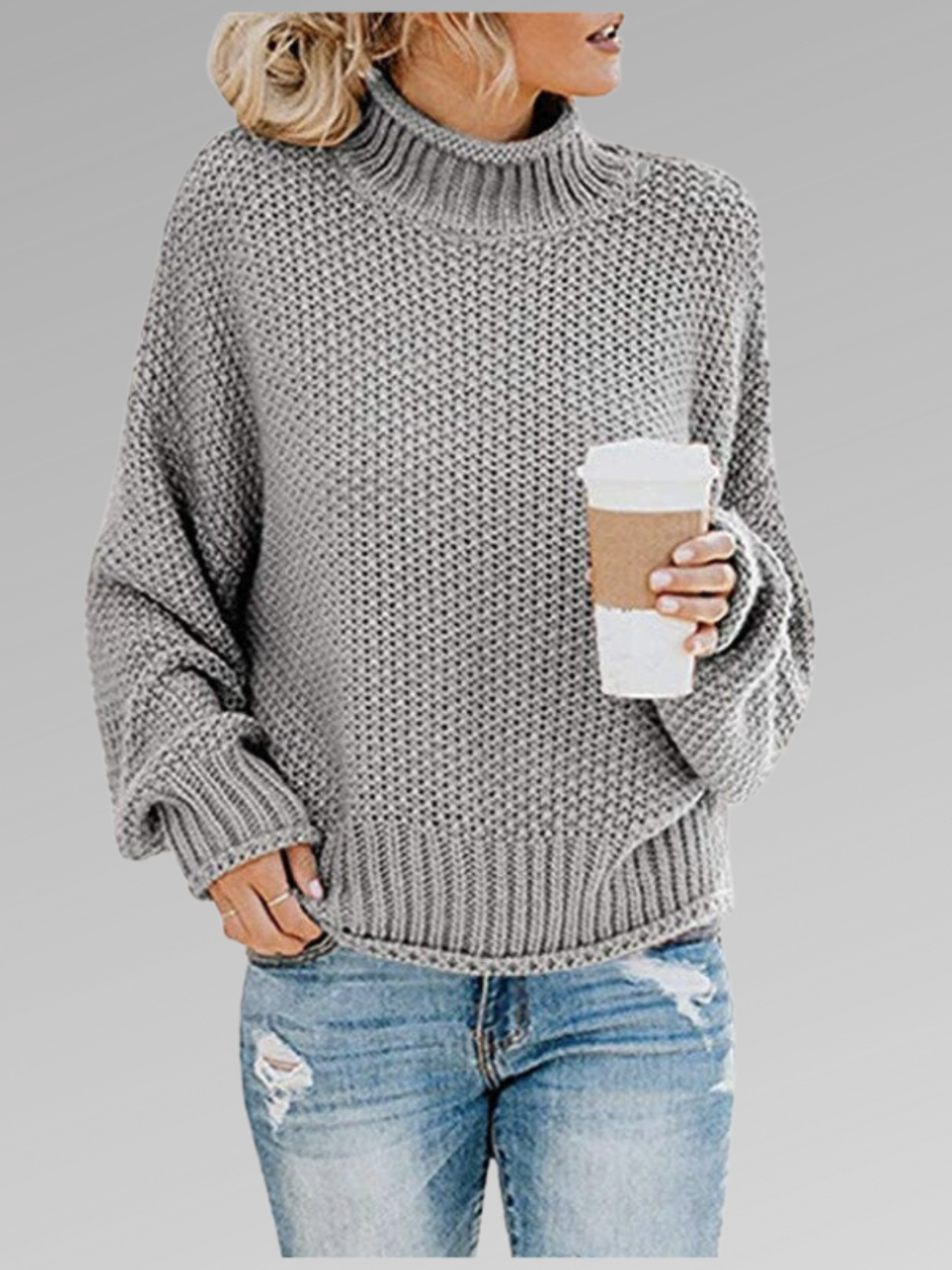 Rollkragenpullover Damen | Weicher Strick 3