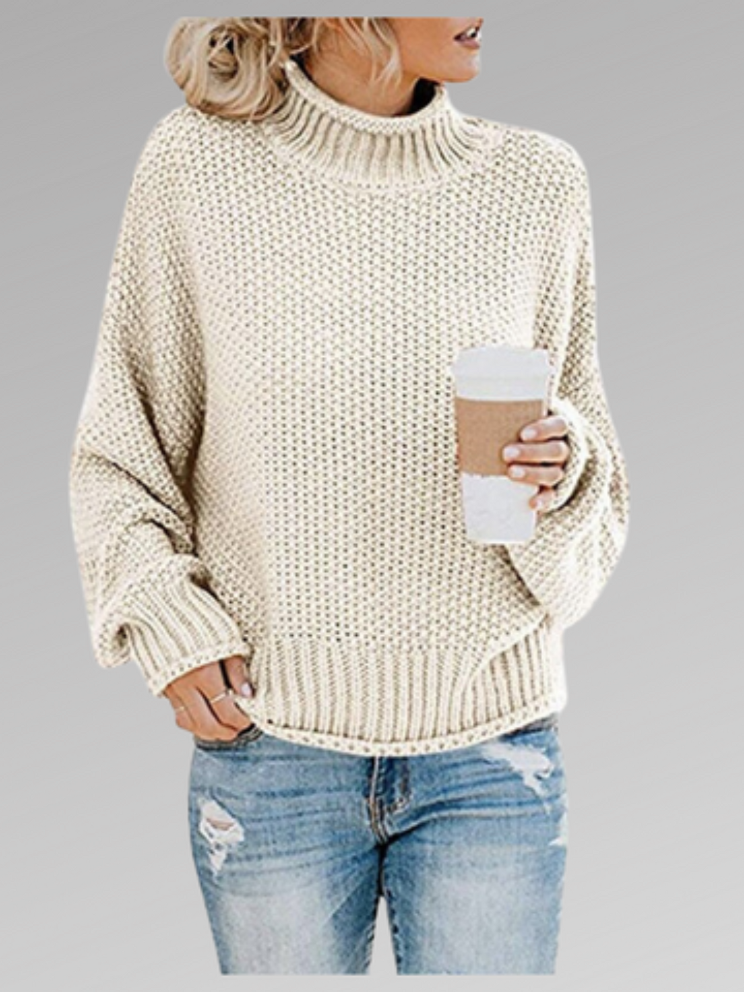 Rollkragenpullover Damen | Weicher Strick 4