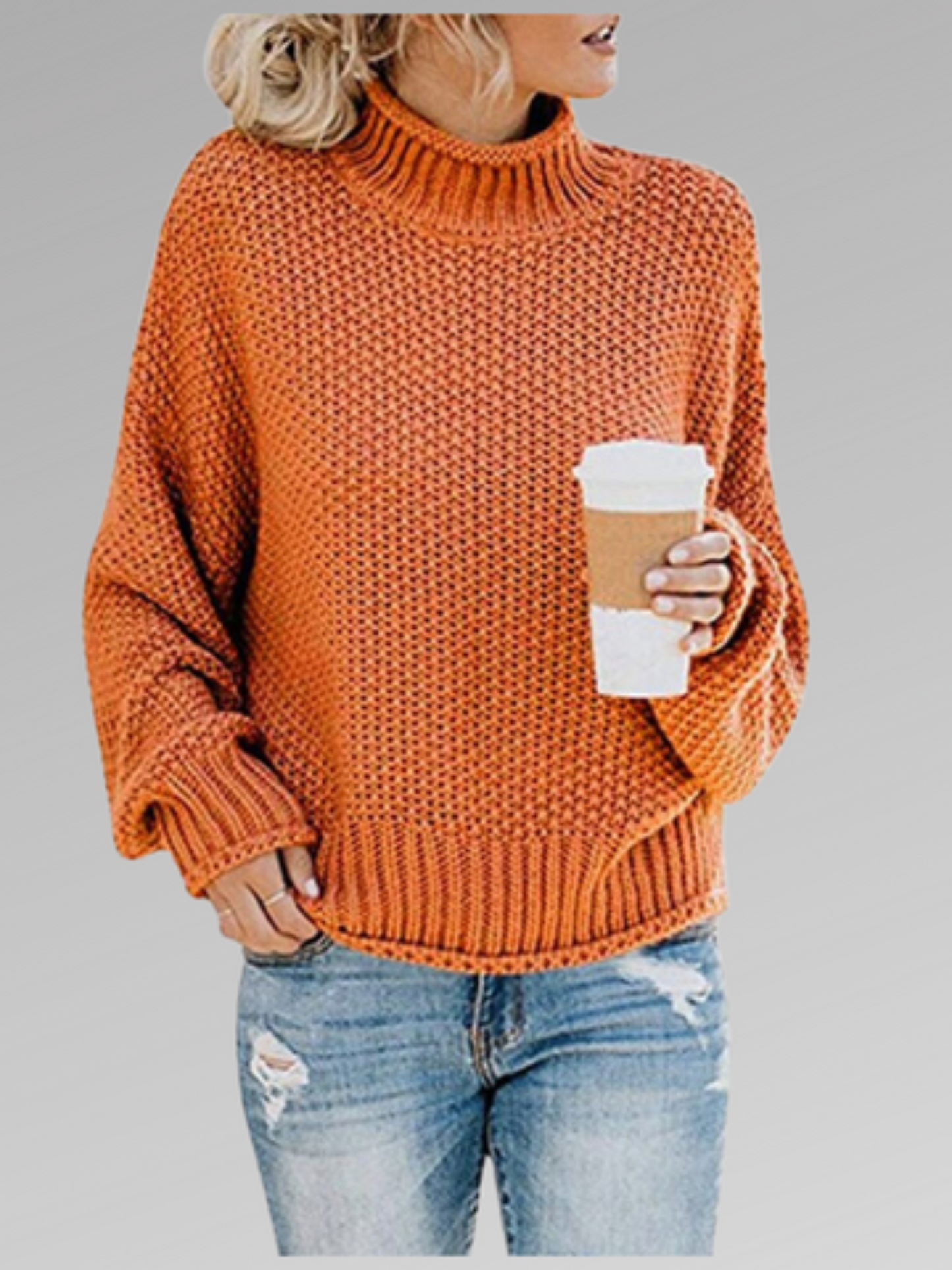 Rollkragenpullover Damen | Weicher Strick 6