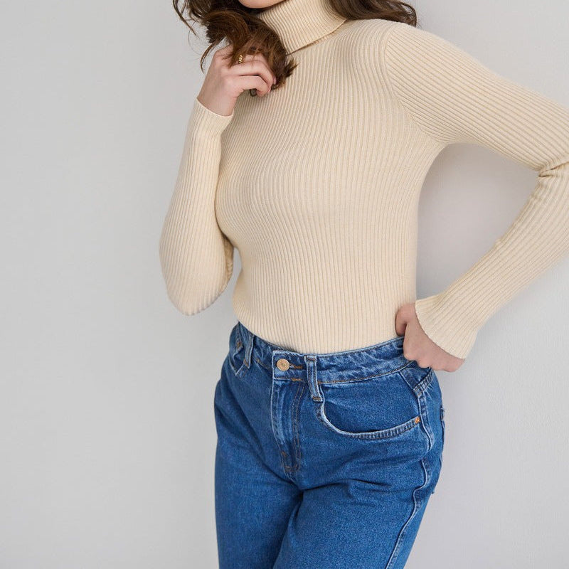 Rollkragenpullover Damen | Knitted, Casual | Winter 11