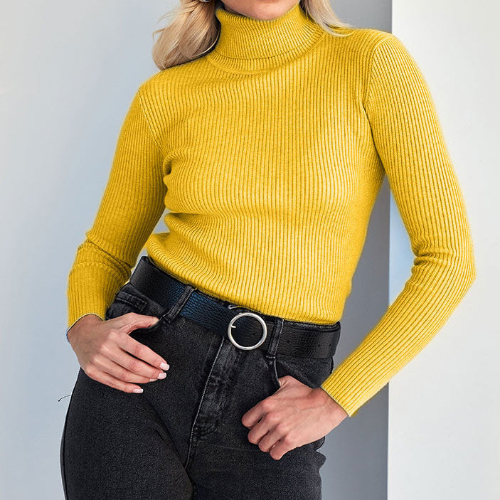 Rollkragenpullover Damen | Knitted, Casual | Winter 3