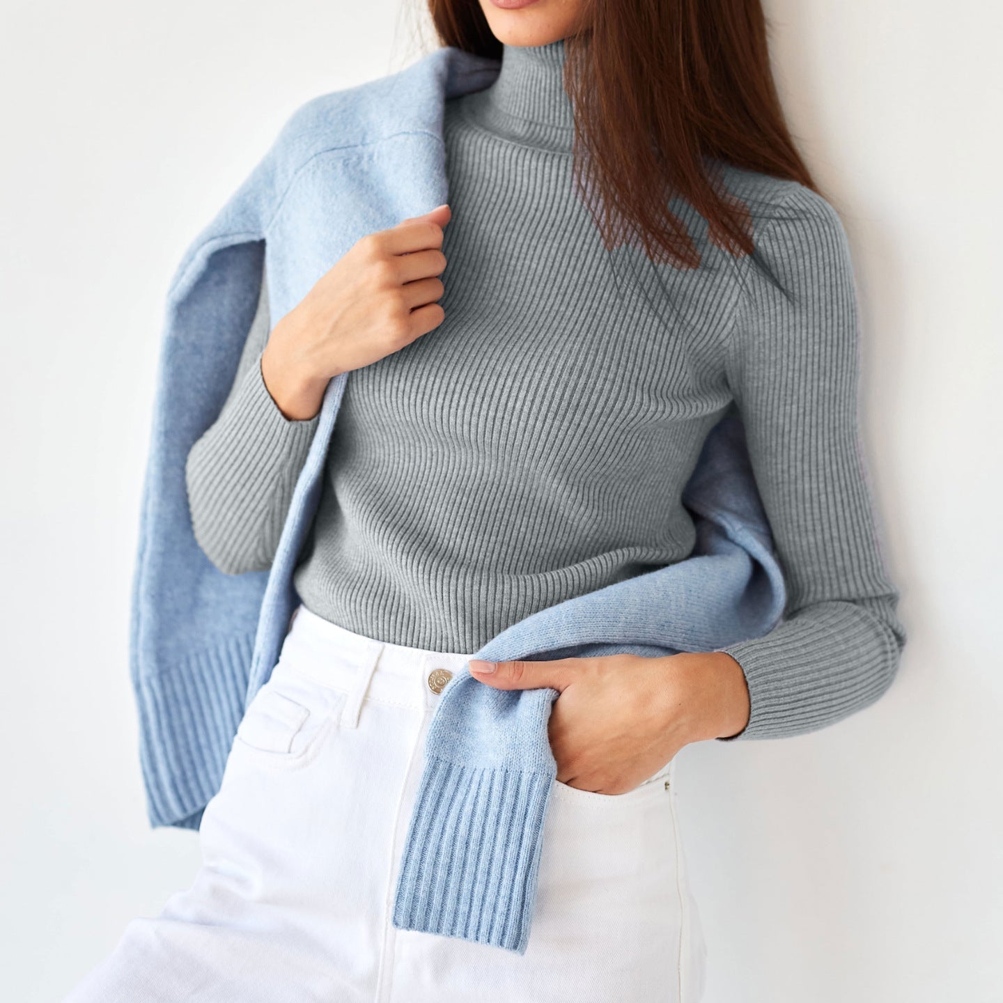 Rollkragenpullover Damen | Knitted, Casual | Winter 6