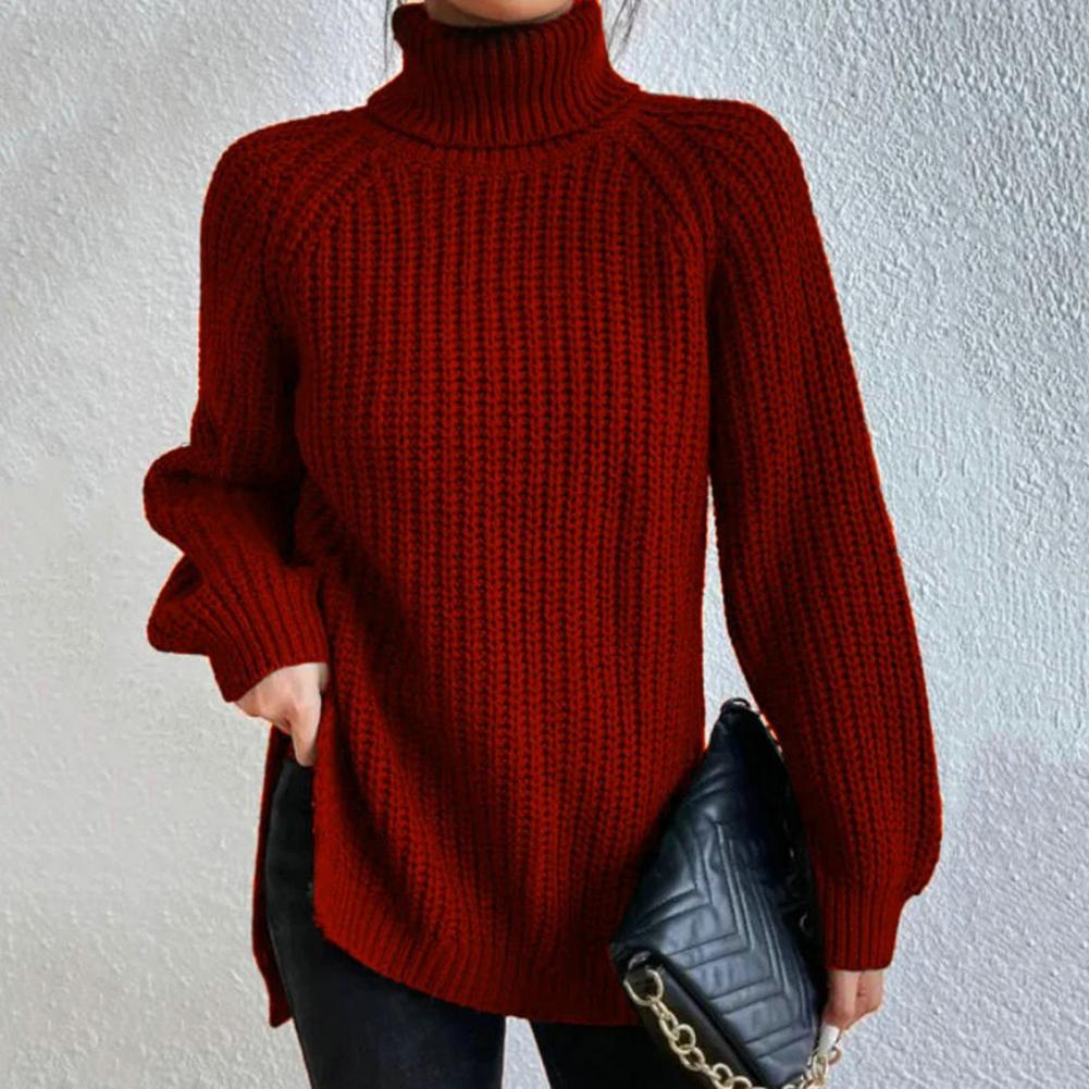 Rollkragenpullover Damen | Lockere Passform | Zeitloses Design | Winter 1