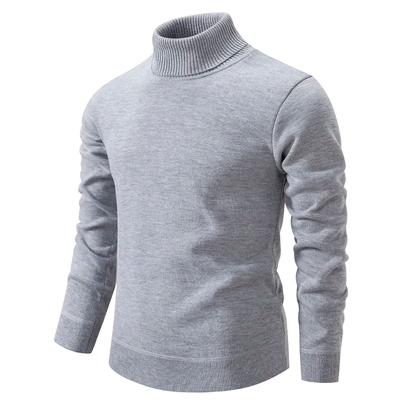 Rollkragenpullover Herren | Baumwollmischung, klassisches Design 2