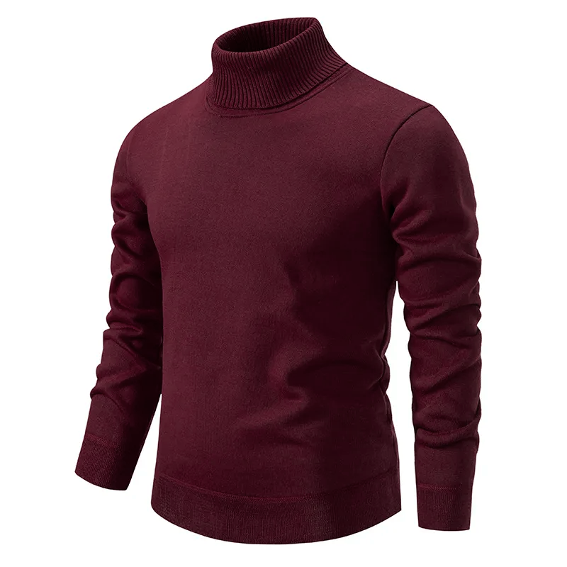 Rollkragenpullover Herren | Baumwollmischung, klassisches Design 3