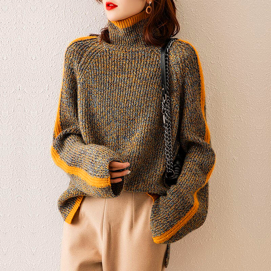 Rollkragenpullover für Damen | Hochwertige Acrylmix | Zeitloses Design | 0