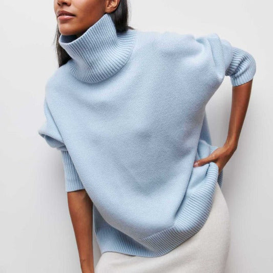 Rollkragenpullover für Damen | Lässige Passform | Winter 0
