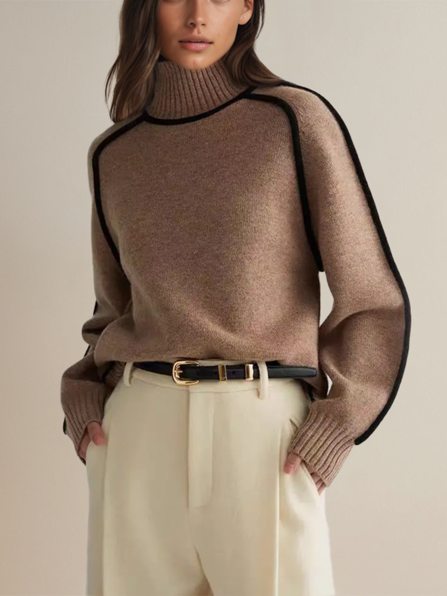 Rollkragenpullover für Damen | Relaxed Fit 0