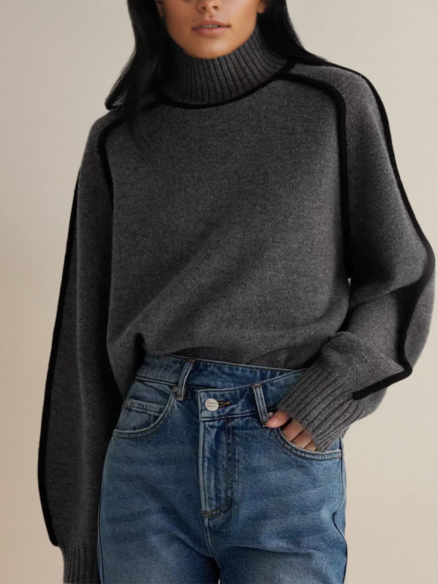 Rollkragenpullover für Damen | Relaxed Fit 1