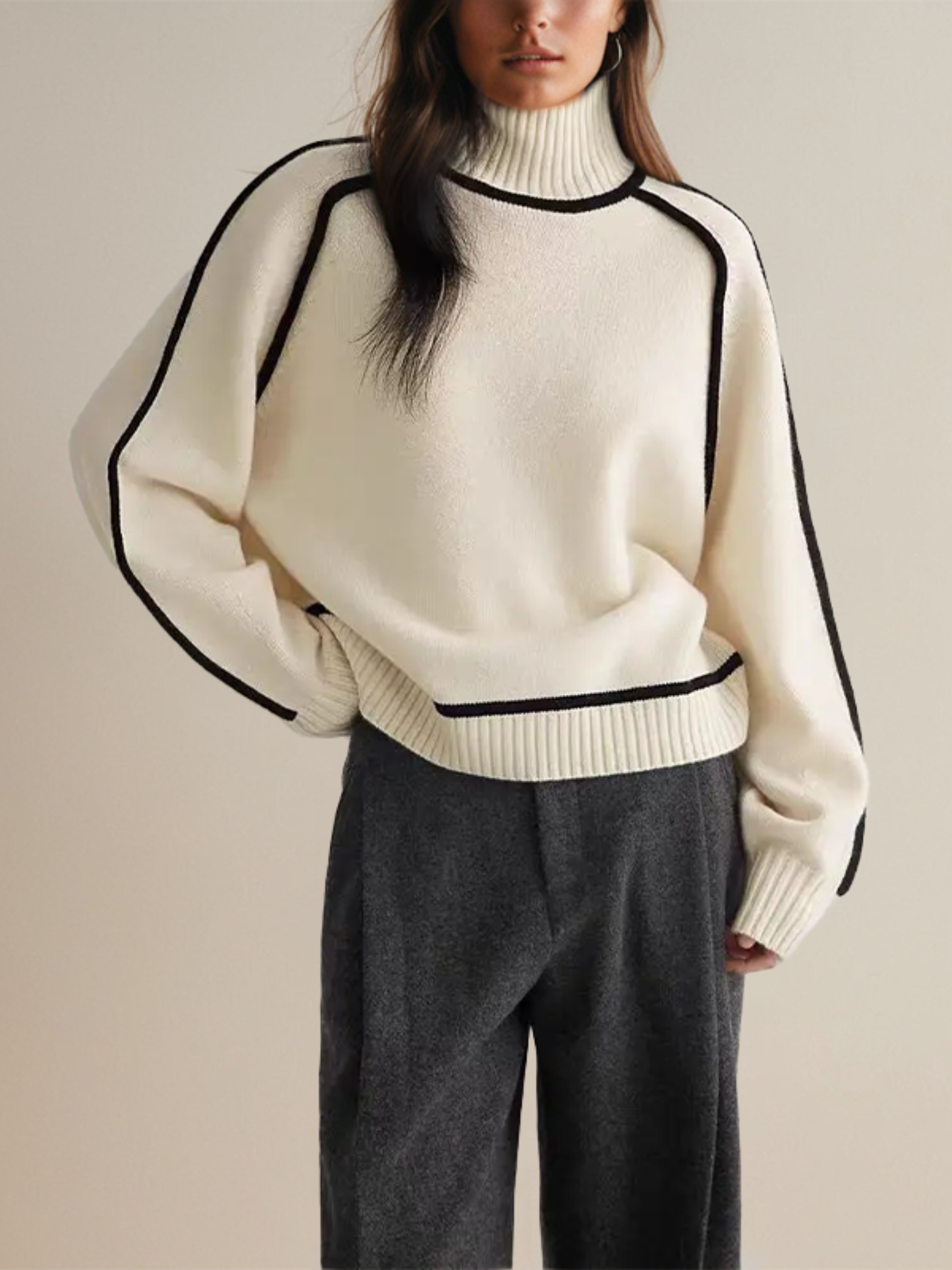 Rollkragenpullover für Damen | Relaxed Fit 3