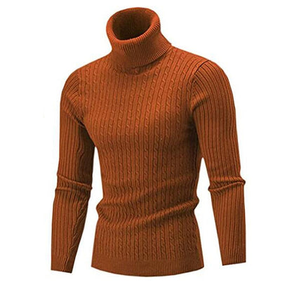 Rollkragenpullover für Herren, tailliert, wärmeisolierend