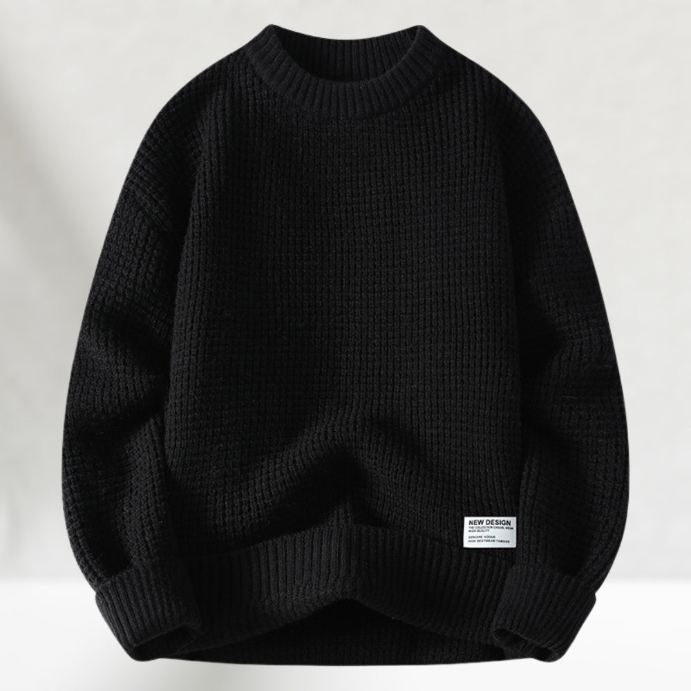 Rundhals-Strickpullover für Herren | Normale Länge 0