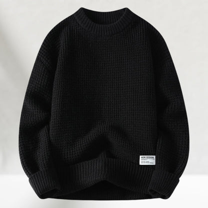 Rundhals-Strickpullover für Herren | Normale Länge 0