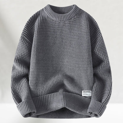 Rundhals-Strickpullover für Herren | Normale Länge 1