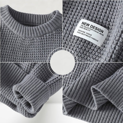 Rundhals-Strickpullover für Herren | Normale Länge 3