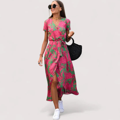 Sanne™ | Elegantes Baumwollkleid 0