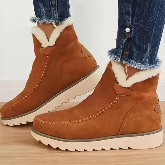 Schaffellstiefel für Damen | Rutschfeste Gummisohle 0