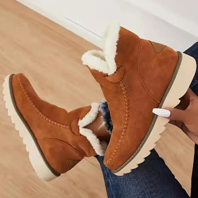 Schaffellstiefel für Damen | Rutschfeste Gummisohle 1
