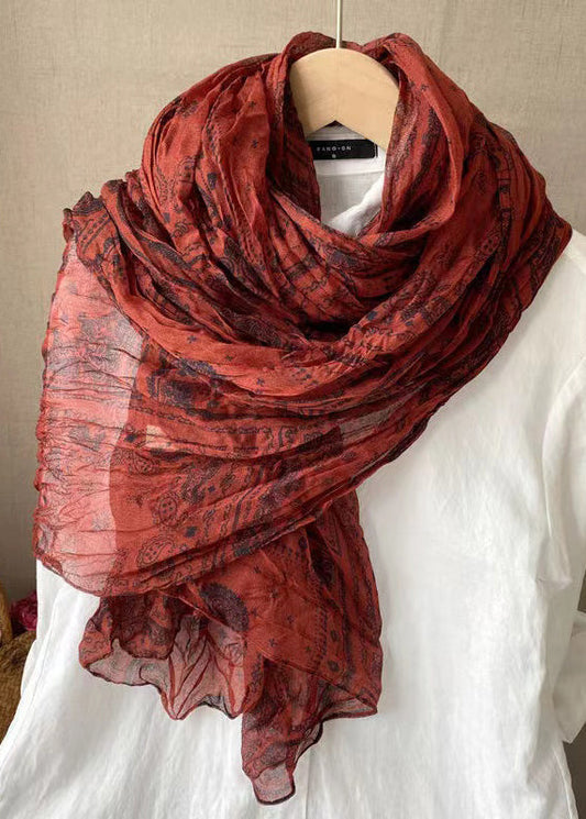 Schal für Damen | Leicht, Knittermuster 0