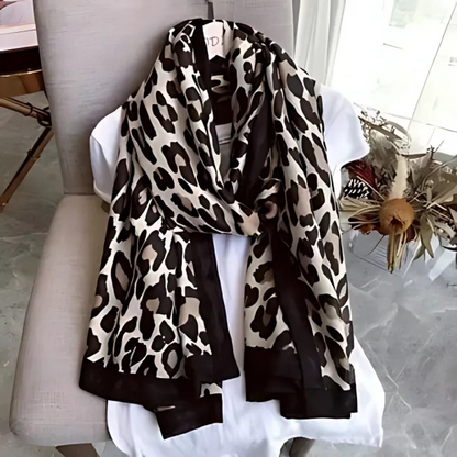 Schal mit Leopardenmuster für Damen | Vielseitiges Accessoire 1