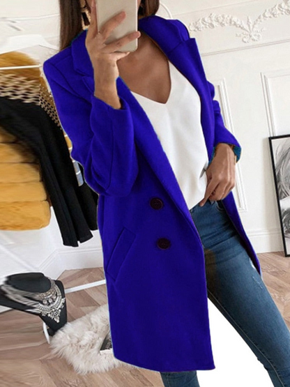 Schicker Designmantel für Damen, Langarm | Winter 3