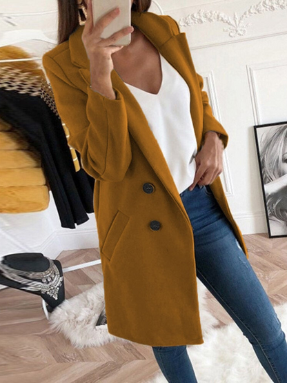 Schicker Designmantel für Damen, Langarm | Winter 4