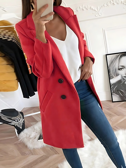 Schicker Designmantel für Damen, Langarm | Winter 8