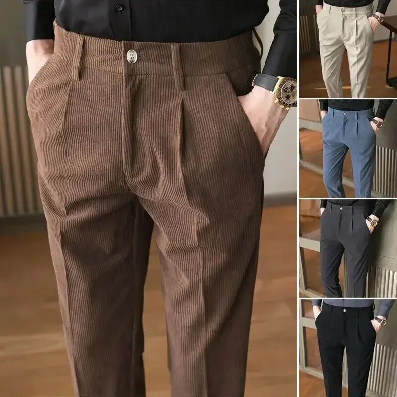 Schmale Cordhose für Herren | Modern Fit 2
