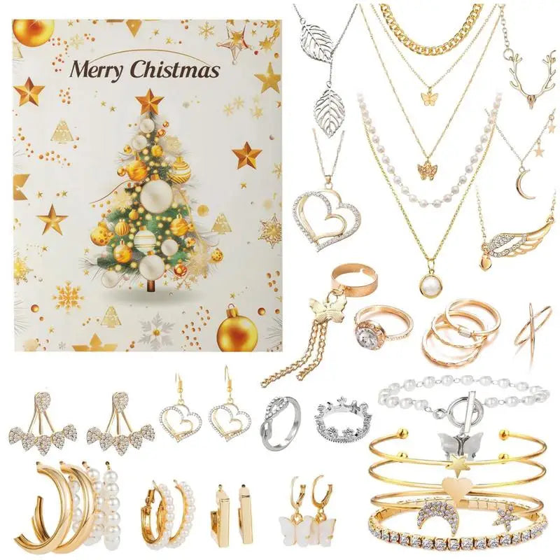 Schmuckset für Mädchen | Festliche Halsketten und Ringe 0