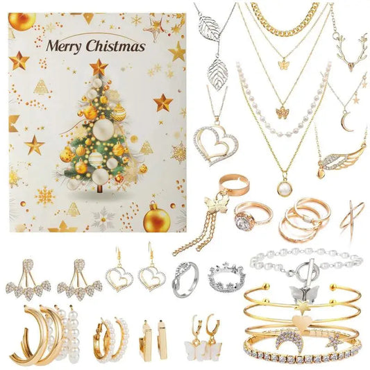 Schmuckset für Mädchen | Festliche Halsketten und Ringe 0
