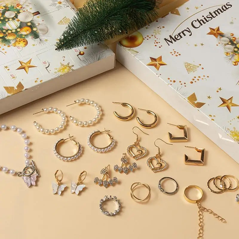 Schmuckset für Mädchen | Festliche Halsketten und Ringe 3