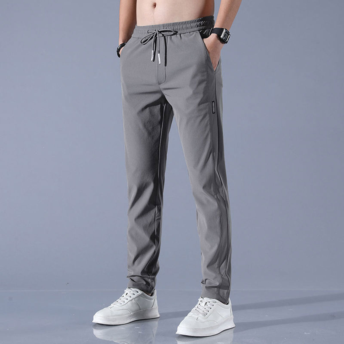 Schnelltrocknende Hose mit Kordelzug 0
