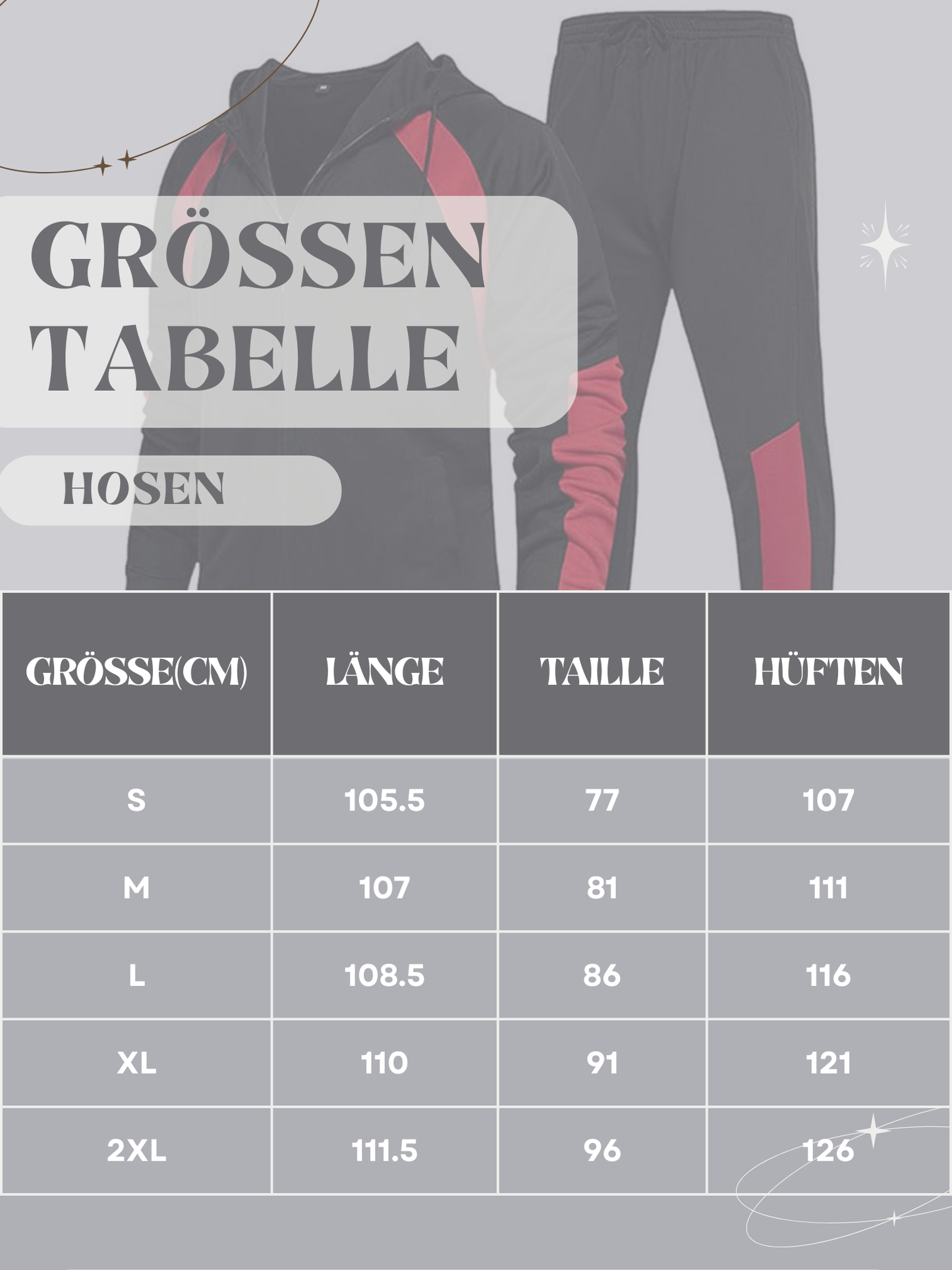 Herren-Trainingsanzug mit Kapuze, atmungsaktives Material | Normale Passform