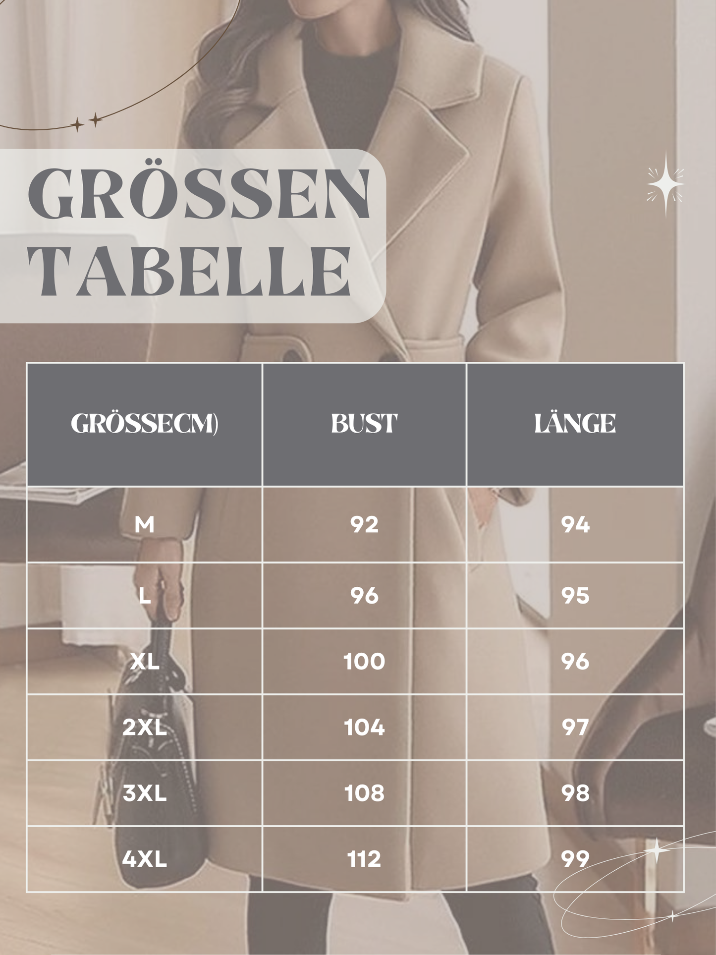 Wollmantel voor dames, met riem | lang