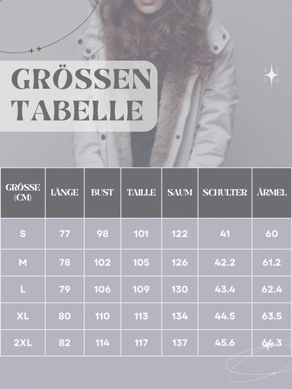 Winterjas met kunstbontvoering voor dames | Elegante pasvorm