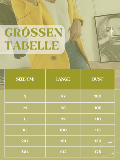 Schicker Designmantel für Damen, Langarm | Winter