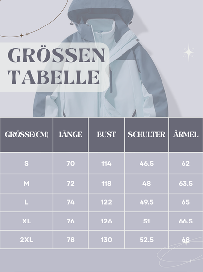 Skijacke mit Kapuze für Herren, wasserabweisend | Winter