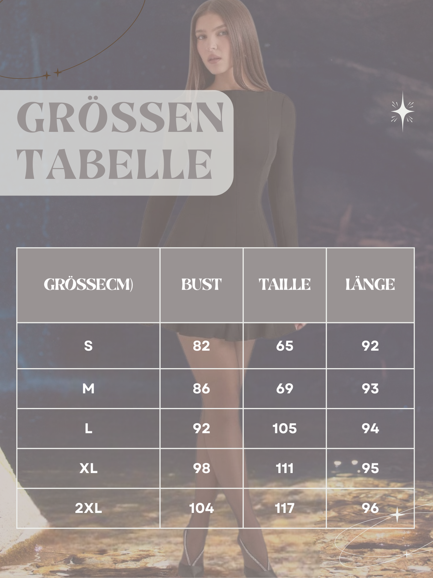 Naya | Elegantes Cocktailkleid für festliche Anlässe mit fließendem Rock und langen Ärmeln